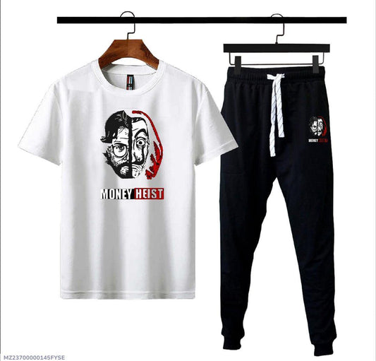 Money Heist Track Suit white
