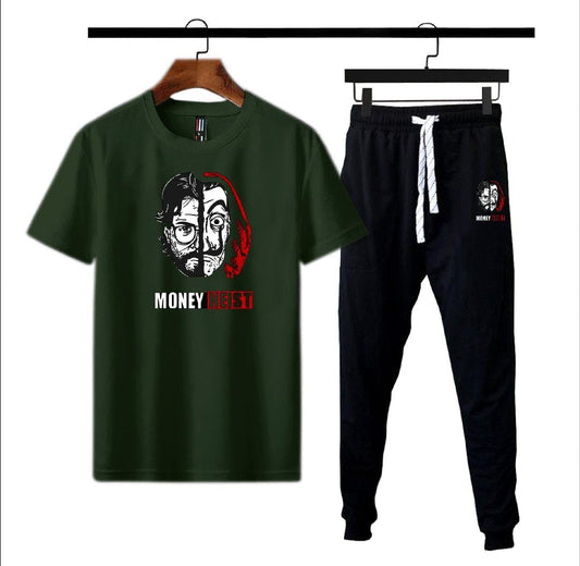 Money Heist Track Suit green colour
