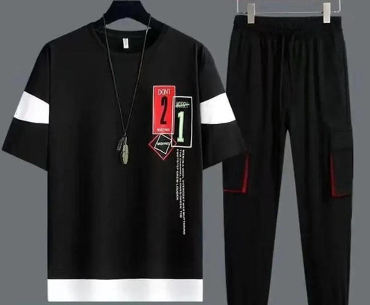 Cargo Track Suit black